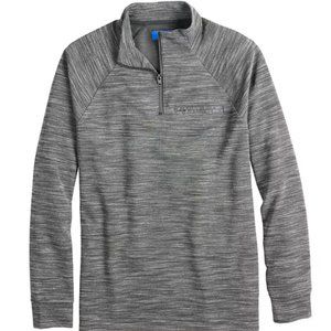 Men's Apt. 9® Ottoman Quarter-Zip 1/4 Zip Top Gray Large